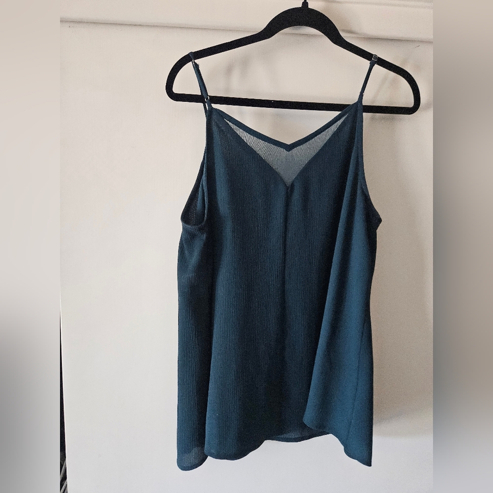 Sophie Rue Black and Green Camisole Top - Picture 2 of 2